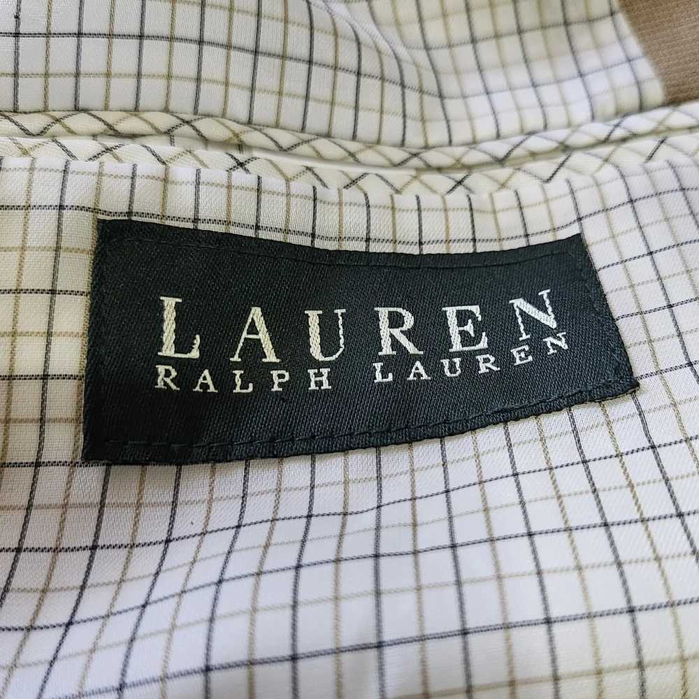 Lauren‎ Ralph Lauren Camel Tan Neutral Coat Sports Jacket Men's Size 44L